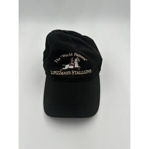 The World Famous Lipizzaner Stallions Horses Page & Tuttle Black Baseball Hat